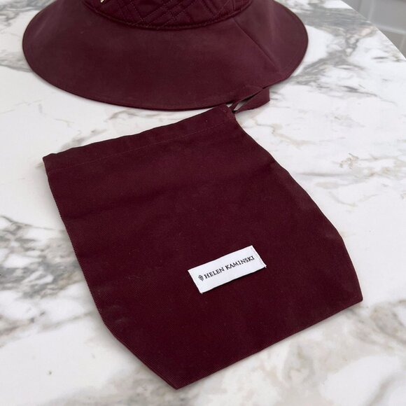 NWT - Helen Kaminski Sabina Hat - Dark Garnet?